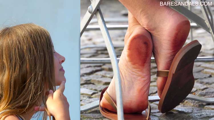 13088 – Nice face and dry rough soles – Candid video update
