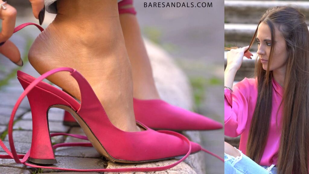 13238 – Adele’s shoeplay her pink sling-back high heels – Video update 13238 – Adele’s shoeplay her pink sling-back high heels – Video update