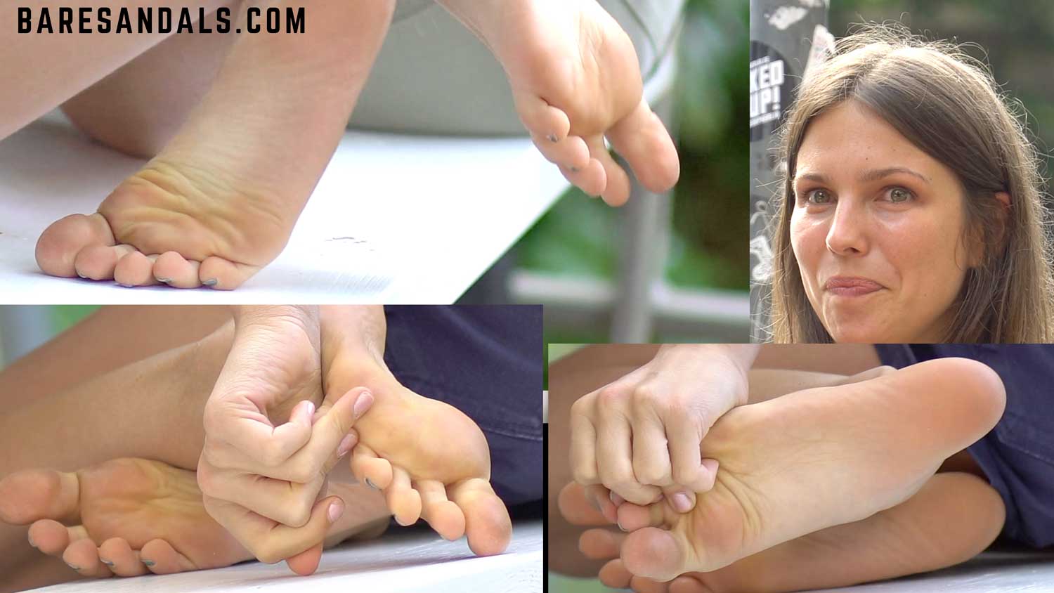 13245 – Beautiful soles flexing and wrinkled under the camera’s lens – Candid video update