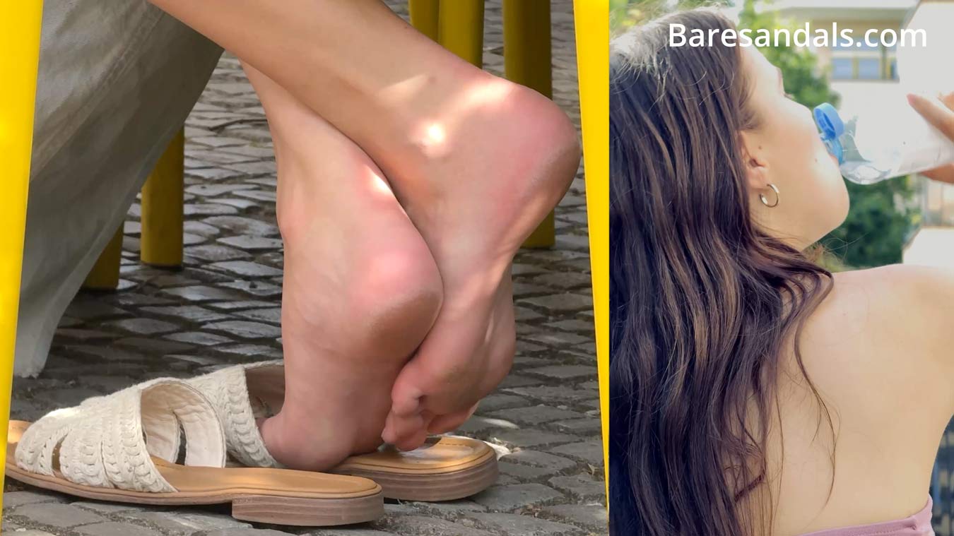 29105 – Sweetest summer vision, girls and playful sandals