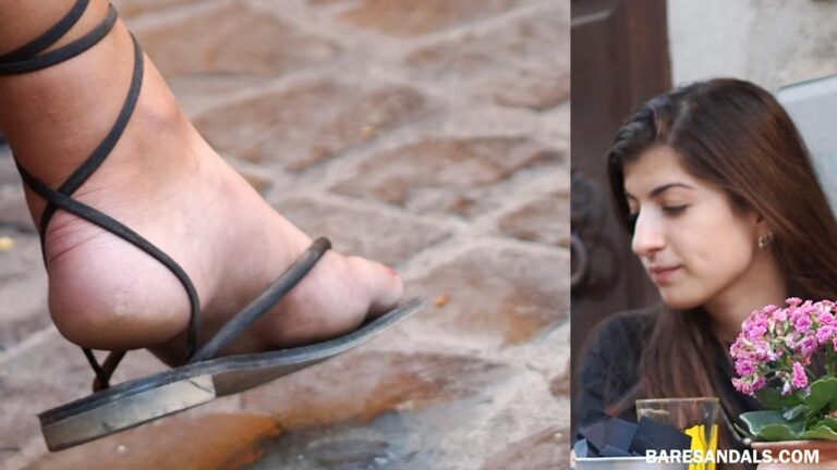 Strappy sandals under the table - video update 13141